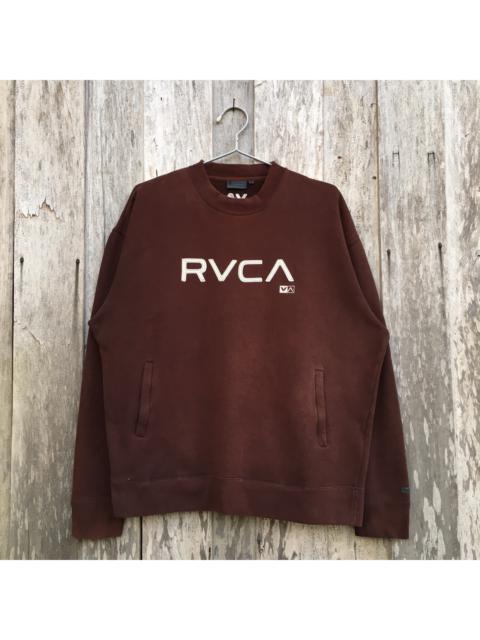 Other Designers Vintage - Vintage RVCA Surf Skate Crewneck Sweatshirt Big Logo