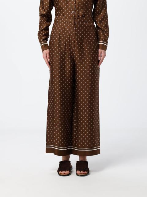 Max Mara Studio Max Mara Studio Women Palazzo Trousers Max Mara Studio In Printed Silk