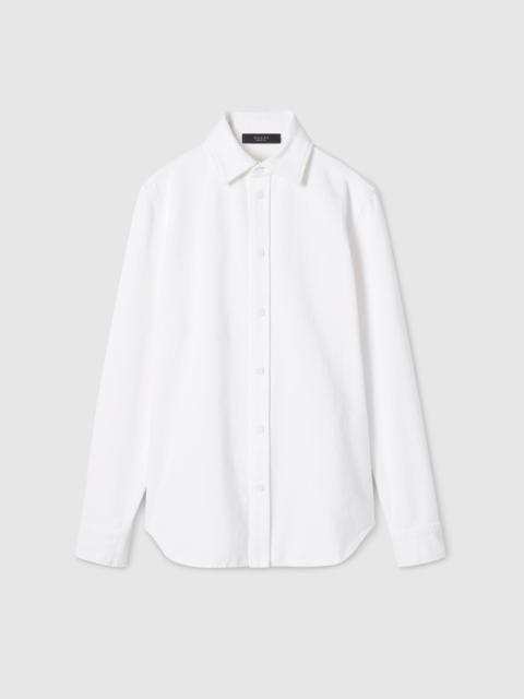 GUCCI Washed certified cotton denim shirt