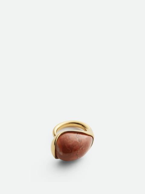 Bottega Veneta Large Drop Marble Ring