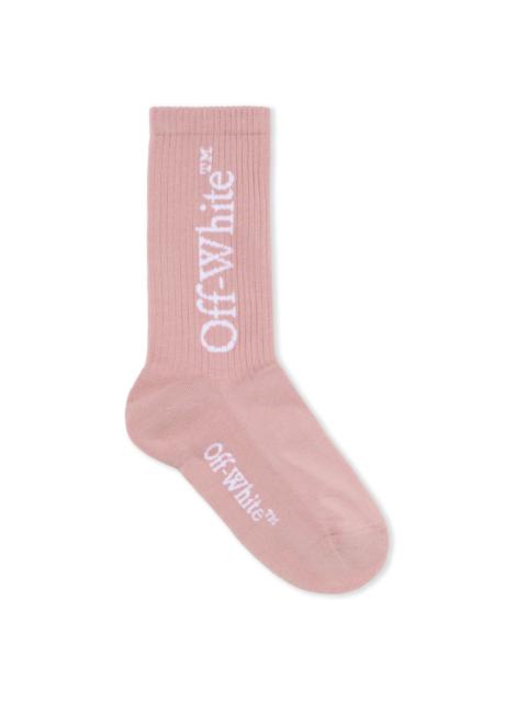 Off-White Mid Bookish Calf Socks