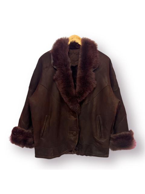 Luxury - 🔥 Lamb leather Real fur lined coat