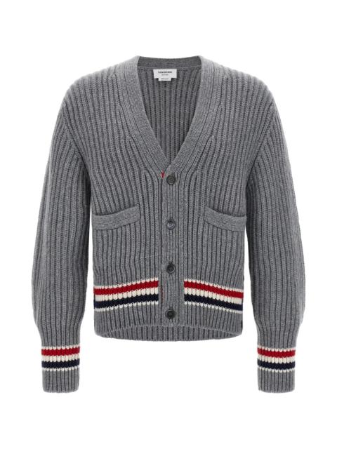 Thom Browne RWB tape cardigan