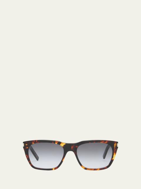 SAINT LAURENT Men's SL 5980 Acetate Rectangle Sunglasses