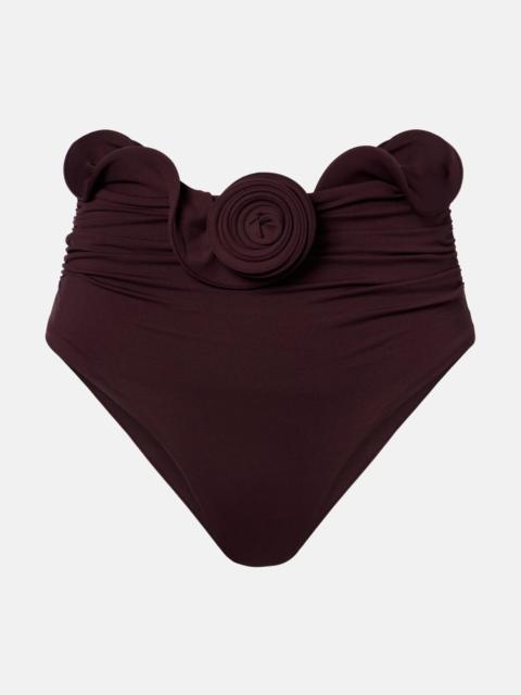 MAGDA BUTRYM Ruched bikini bottoms