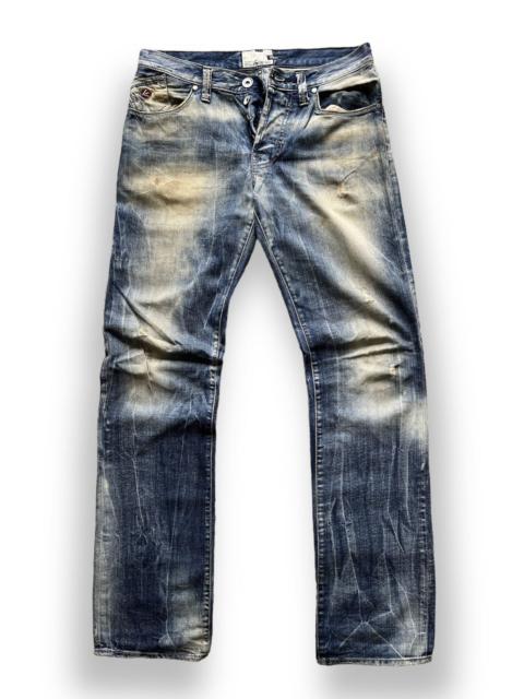 Other Designers Acid Wash Energie Denim Buttons Made In Italy
