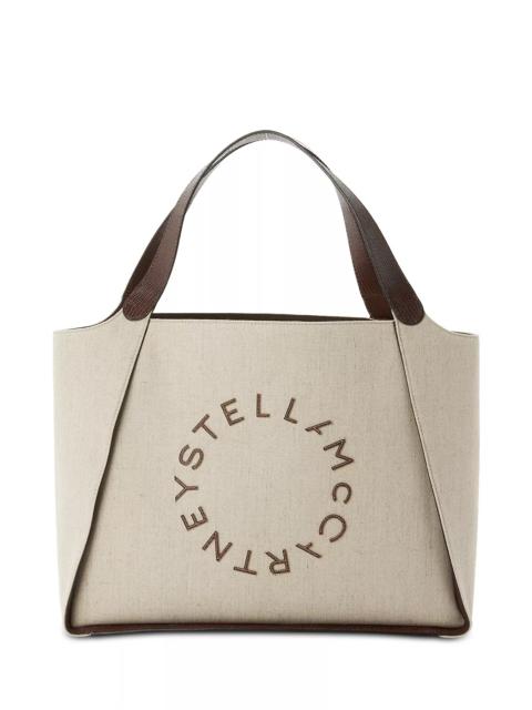 Stella McCartney Canvas Logo Tote Bag