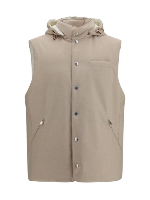 Brunello Cucinelli Brunello Cucinelli Wool Down Vest Sand Men