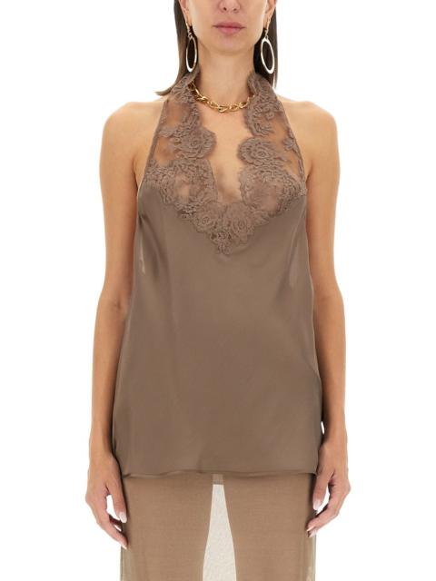Saint Laurent Women American Neckline Top