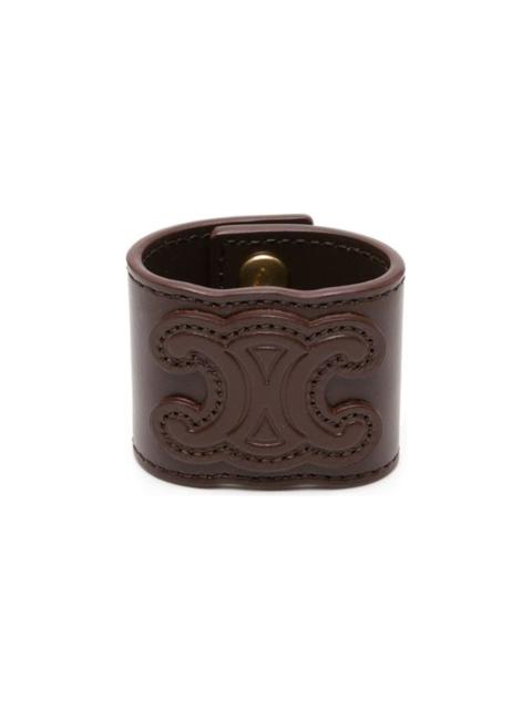 CELINE Leather Hair Cuff