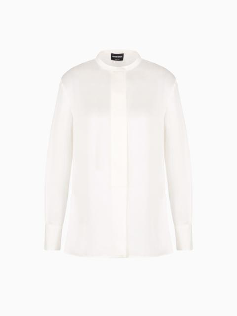 GIORGIO ARMANI Silk charmeuse shirt