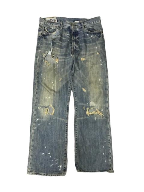 Other Designers Le Grande Bleu (L.G.B.) - ABERCROMBIE FITCH RN75654 RIPPED DISTRESSED UGLY JEANS