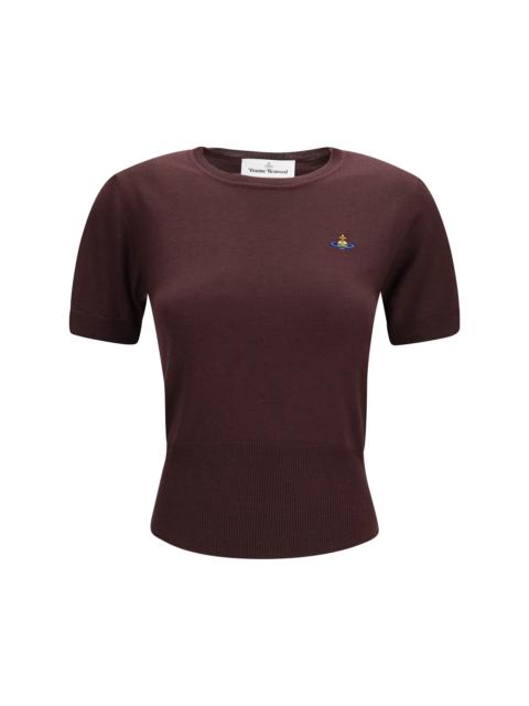 Vivienne Westwood Vivienne Westwood Bea Wool Top Dark Mahogany