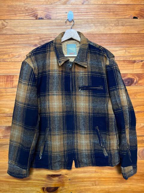 Other Designers Uniqlo - VINTAGE UNIQLO WOOL PLAID TARTAN JACKET