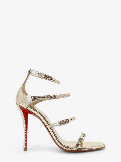 Christian Louboutin Christian Louboutin Millenium 100 Python Leather Sandals