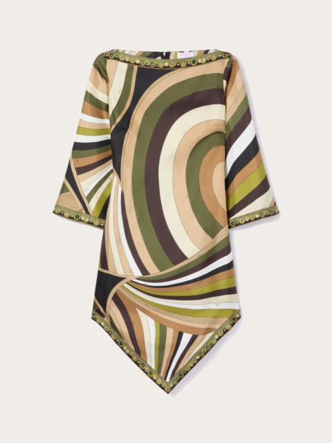 PUCCI IRIDE PRINT SILK DRESS