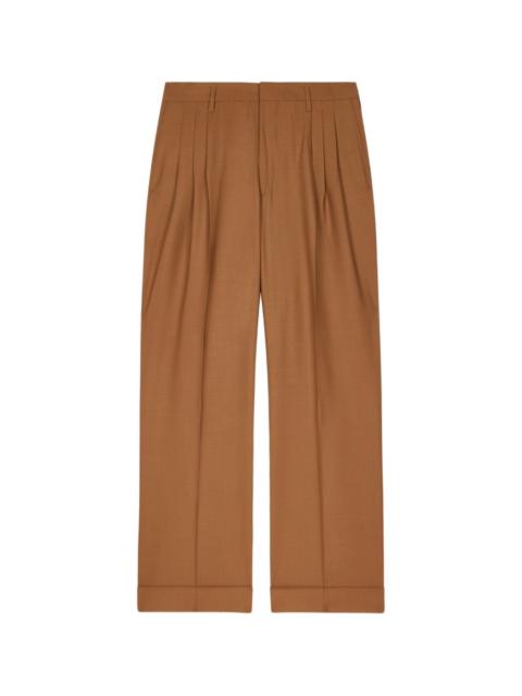 Paul Smith WOOL STRAIGHT TROUSERS