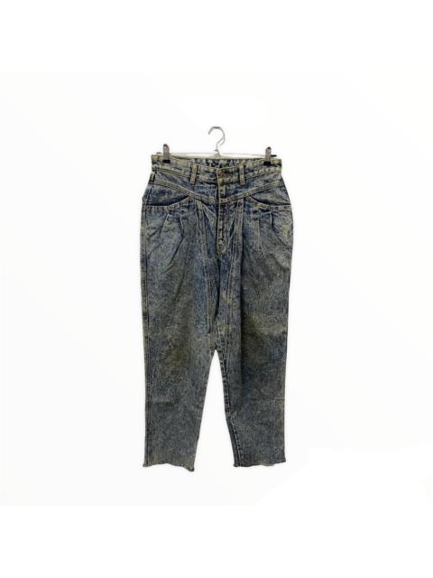Other Designers Vintage - Japanese Baggy Blue Wash Distressed Denim Jean