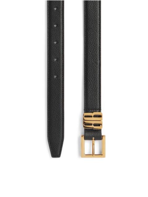 BALENCIAGA Women's Bb Editor Belt in Black