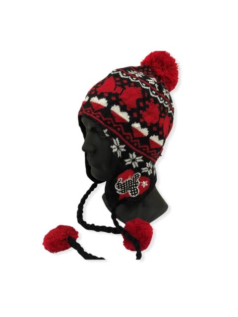 Other Designers Vintage - Vintage Mickey Mouse Cartoon Knit earflap Beanie