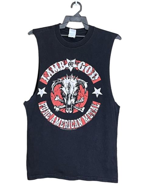 Other Designers Band Tees - OFFER💥VINTAGE Y2K LAMB OF GOD 2007 CUSTOM SLEEVE T SHIRT