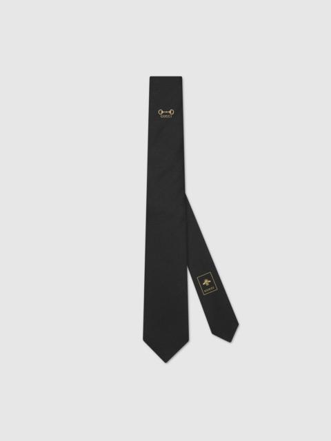 GUCCI Silk jacquard tie