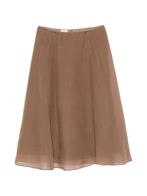 Brunello Cucinelli Brunello Cucinelli Women Silk Midi Skirt