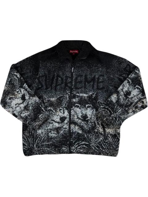 Supreme Supreme Wolf Fleece Jacket 'Black'