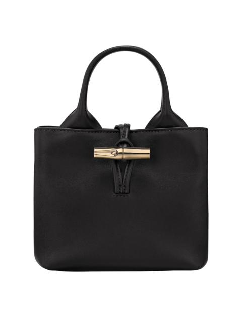 Longchamp Le Roseau XS Handbag Black - Leather