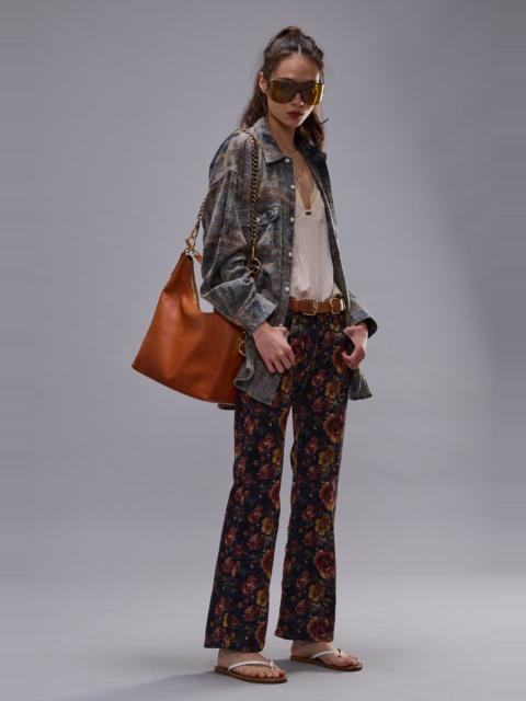 R13 JOAN CROPPED FLARE JEAN