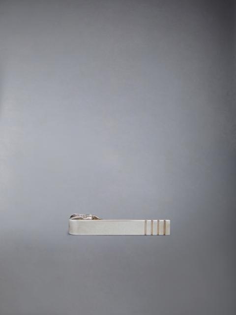 Thom Browne 4-Bar Silver Long Tie Bar