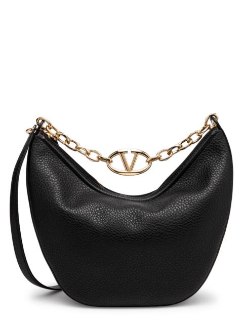Valentino Garavani VLogo Moon Medium Grained Leather Shoulder bag