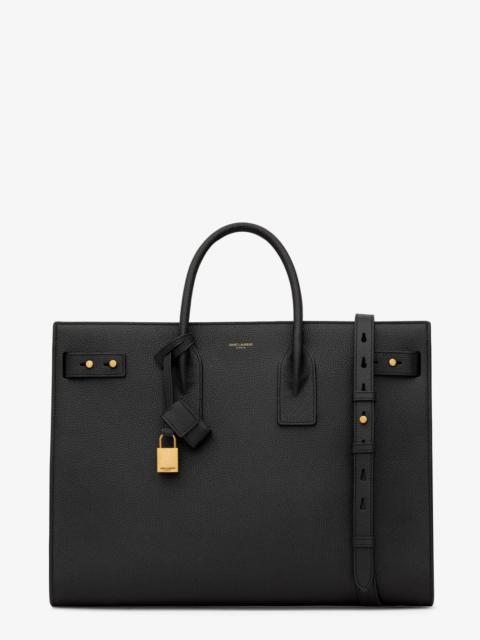 SAINT LAURENT Saint Laurent Sac De Jour Large Leather Shoulder Bag