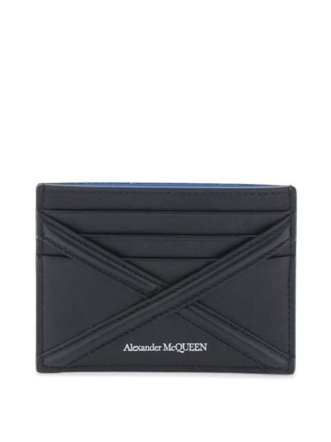 Alexander Mcqueen Leather Harness Cardholder Men