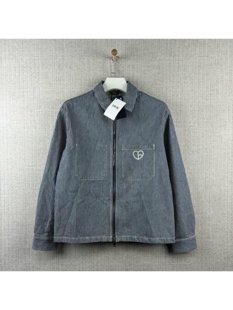 Dior DIOR Valentine's Day Limited Edition Denim Jacket with Embroidered Heart Logo