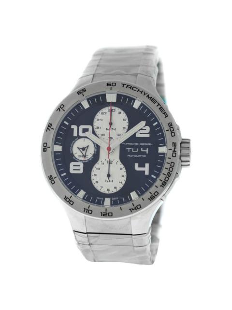 Other Designers Pre-owned Porsche Design Flat Six P6340 Chronograph Automatic Black Dial Men's Watch 6340.41.43.0251