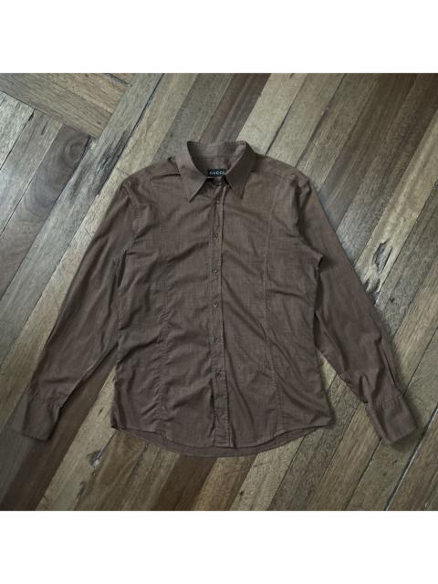 GUCCI Vintage Gucci - Tomford Brown Button Up Shirt