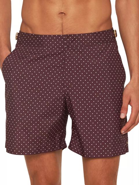 ORLEBAR BROWN Bulldog Polka Dot 6" Swim Trunks