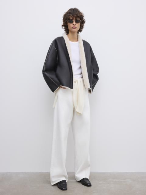 House of Dagmar Short Shearling JKT