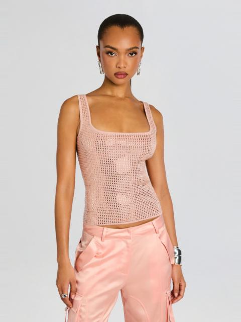 RETROFÊTE MARZIA EMBELLISHED TOP
