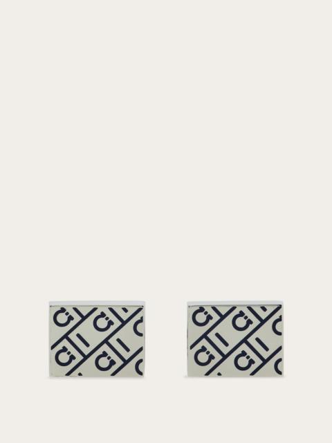 FERRAGAMO Ferragamo monogram cufflinks