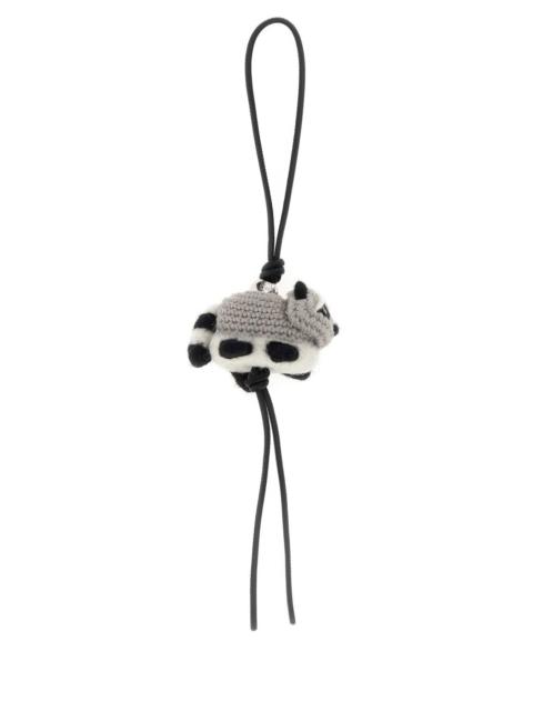 Loewe Loewe Women Multicolor Fabric Raccoon Charm