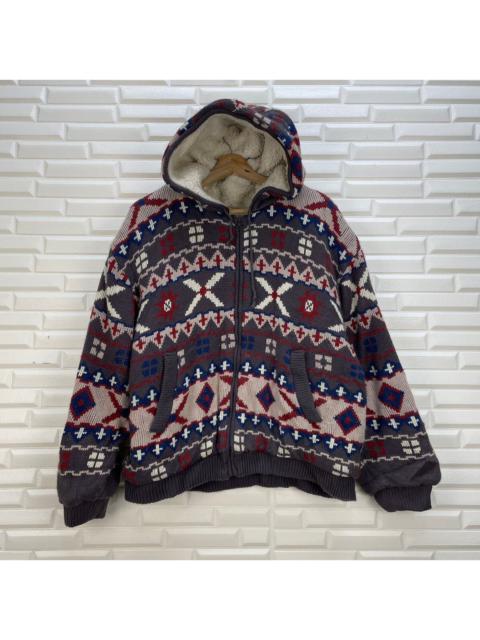 Other Designers Coloured Cable Knit Sweater - Vintage Japanese Brand Gb Company Native Hoodie Jacket