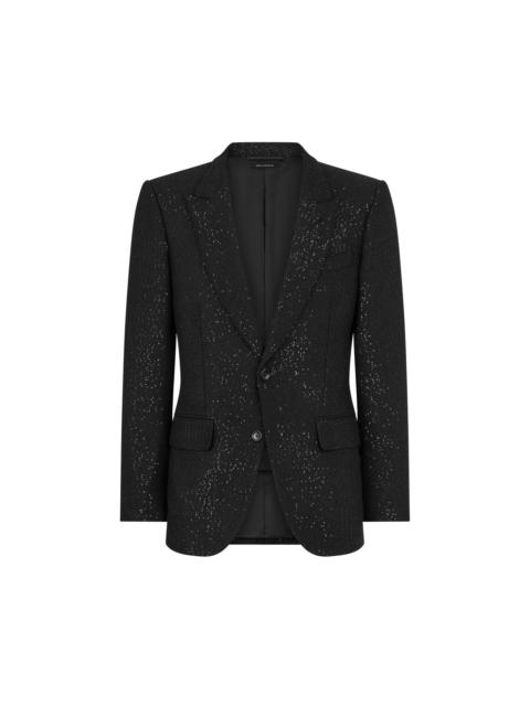 TOM FORD SEQUINED LIGHT BOUCLÈ JACKET