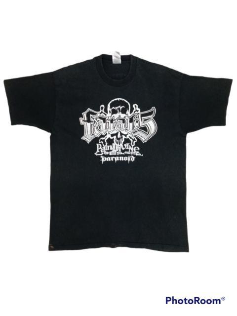 Other Designers Vintage - 🔥 VINTAGE FATALS PAN DIVINE COMPANY PARANOID SKULL TSHIRT