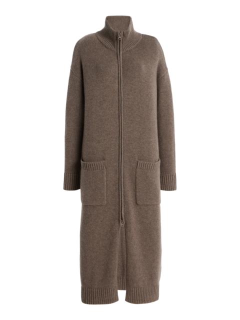 LISA YANG Cloverie Cashmere Cardigan Coat neutral