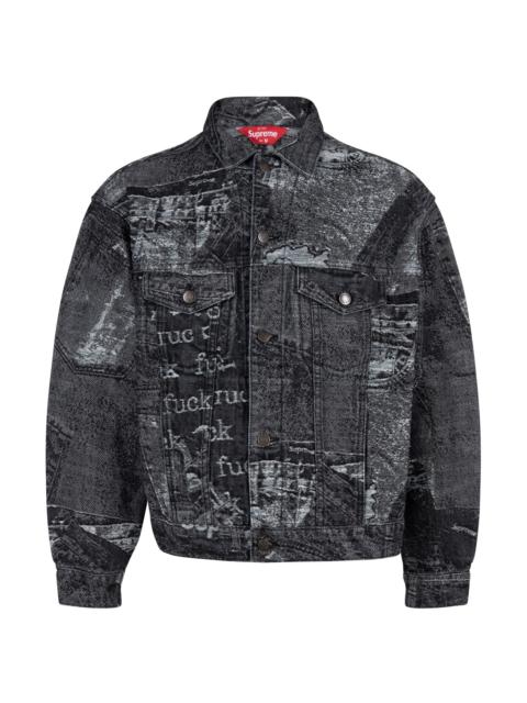 Supreme Supreme Archive Denim Jacquard Trucker Jacket