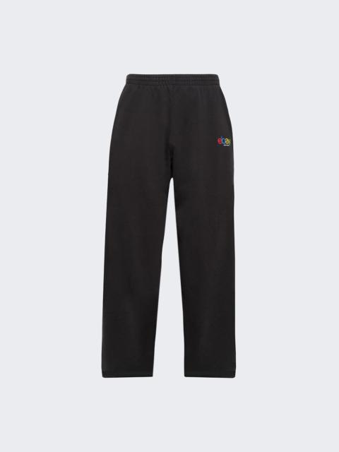 BALENCIAGA Baggy Sweatpants Washed Black
