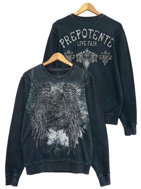 Other Designers Japanese Brand - Eagle Wings Patch Punk Gothic Punk Sweatshirt