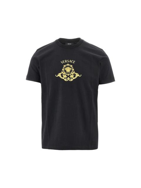 VERSACE 'HALL OF HEROES CREST' PRINT T-SHIRT